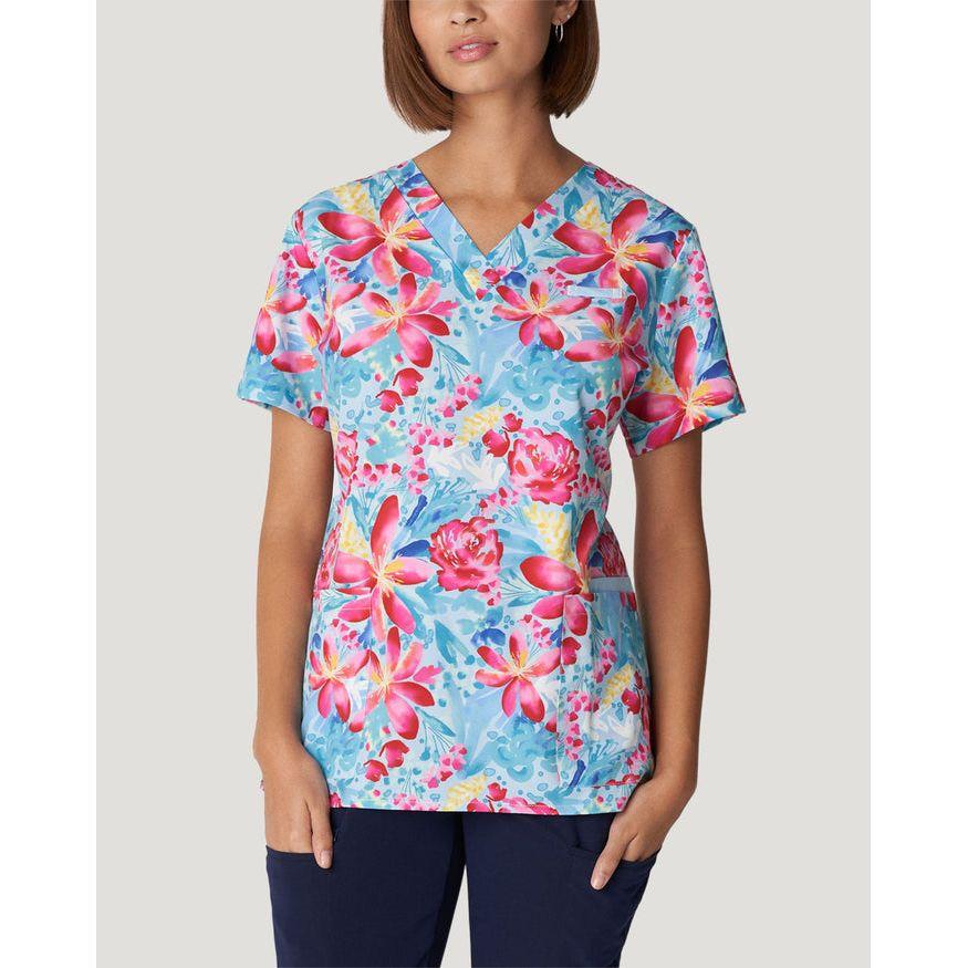 White cross hot sale scrub tops