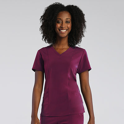 Maevn PureSoft Ladies 3-Panels V-Neck Top