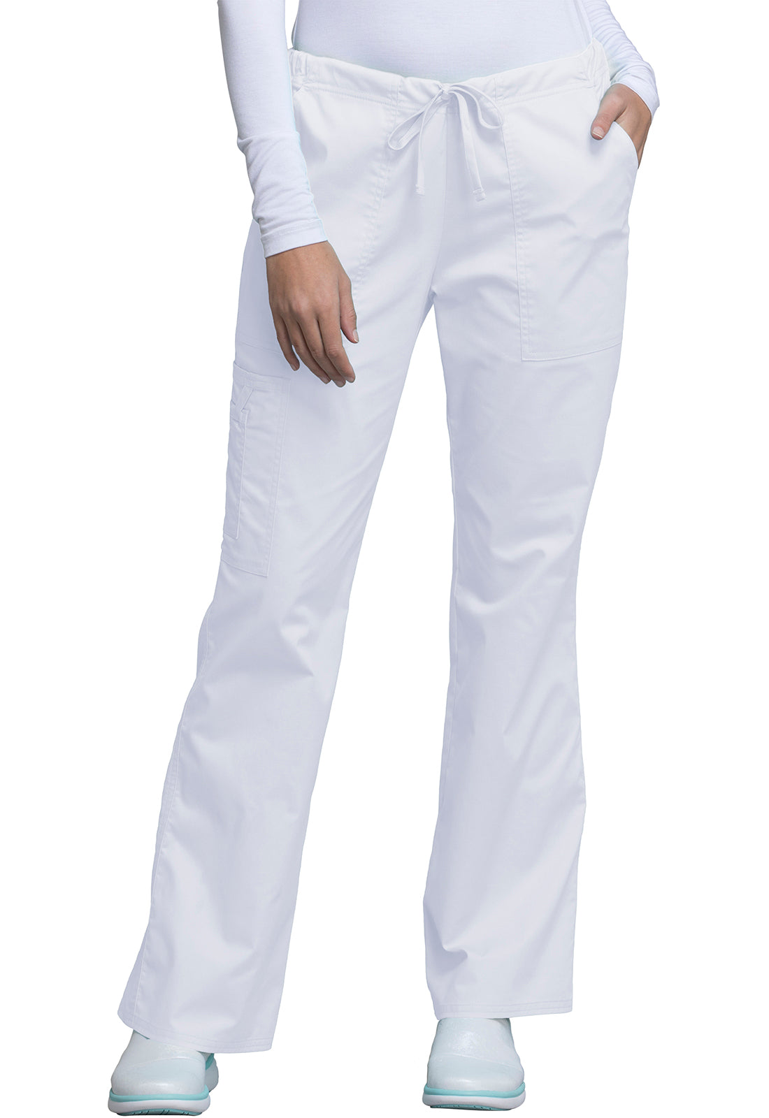 Mid Rise Drawstring Cargo Pant