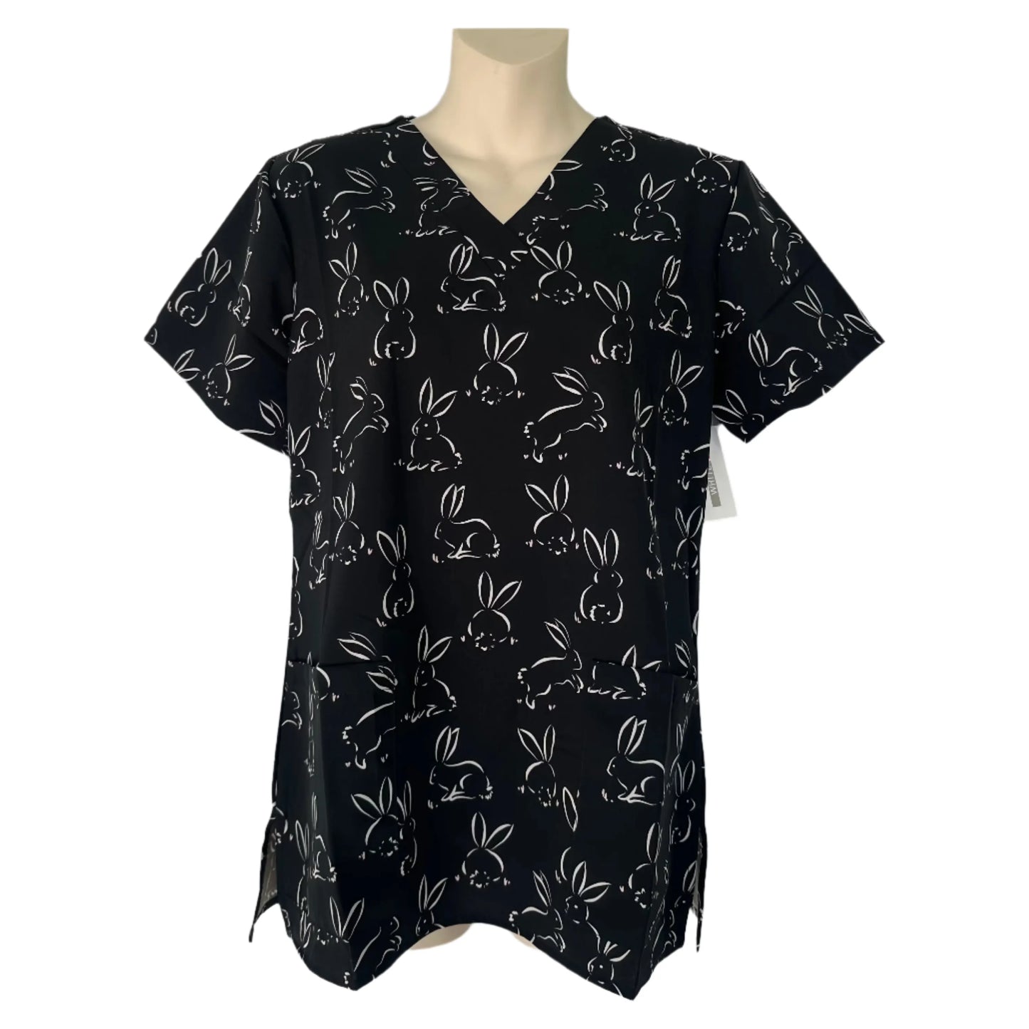 Women's WhiteCross Printed Top "617-BNI-Rabbit" SALE