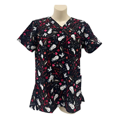 WhiteCross Printed Top CHRISTMAS (SALE) 617