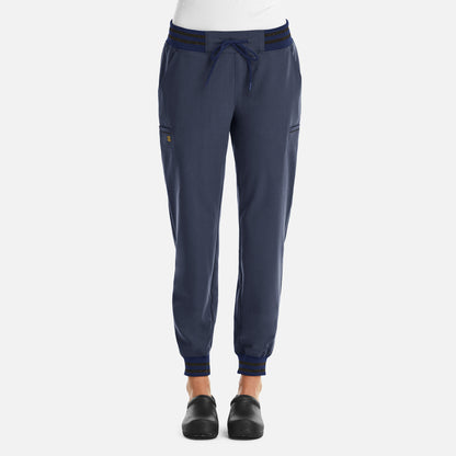 Women's Full Waist Jogger with Metallic Detail