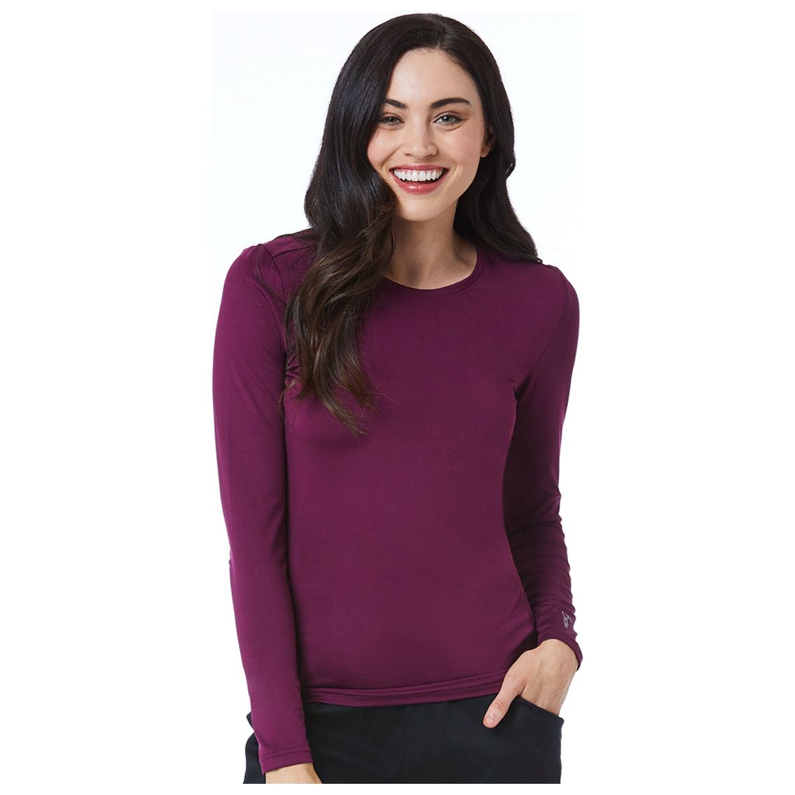 Maevn BESTEE Women's Basic Long Sleeve Underscrub Tee