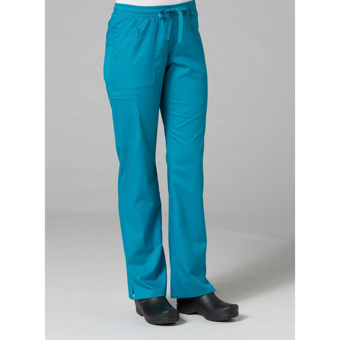 Women's Full Elastic Zipper Pocket Cargo Pant