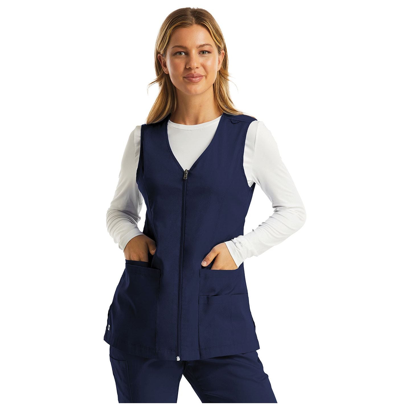 Maevn Matrix Basic Women's V-Neck Zip Front Vest