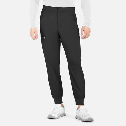 Men's Half Elastic Waistband Jogger