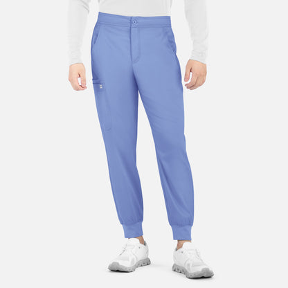 Men's Half Elastic Waistband Jogger