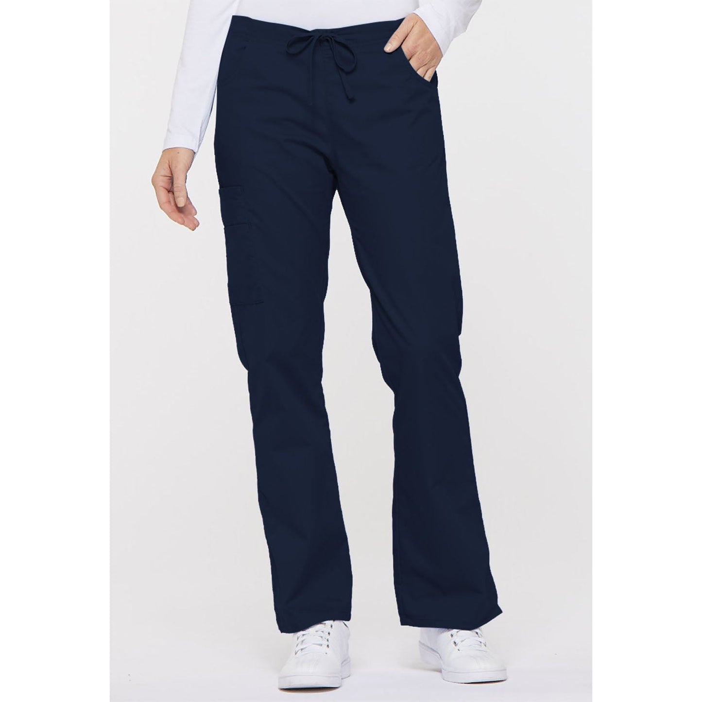 Mid Rise Drawstring Cargo Pant