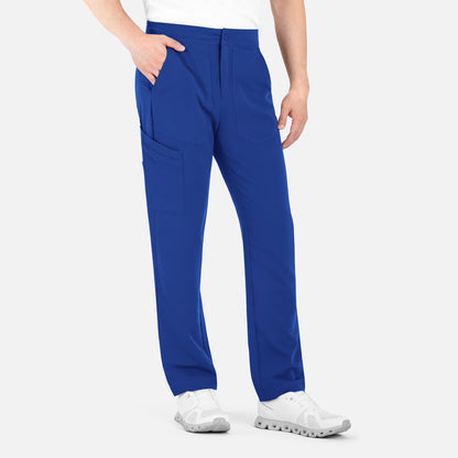 Men's Half Elastic Waistband Cargo Pant