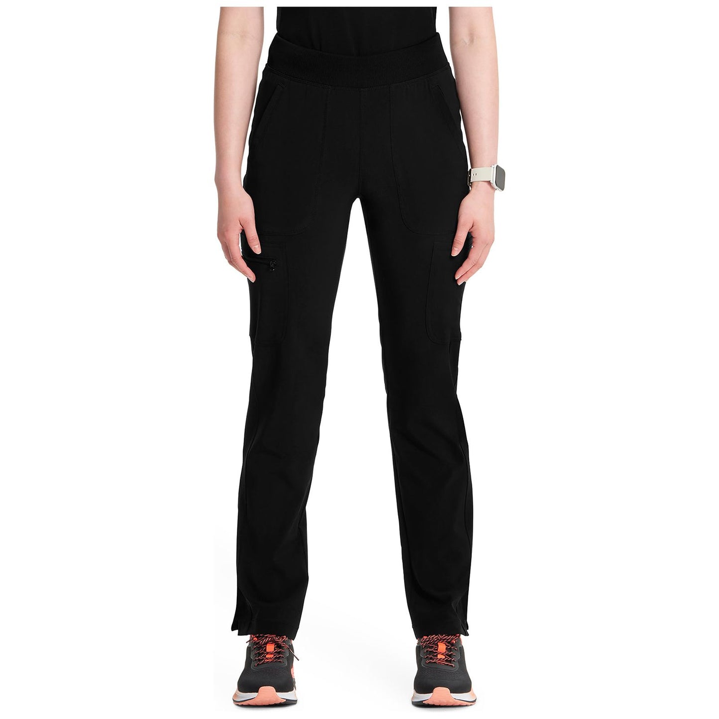 Mid Rise Tapered Leg Pull-on Pant