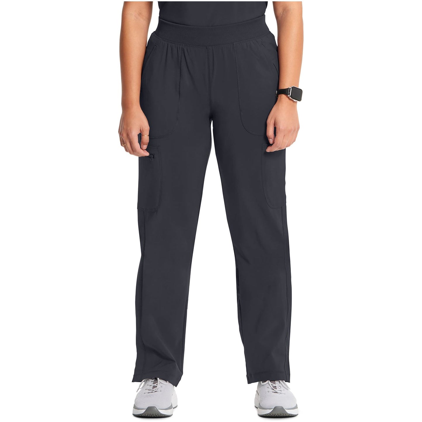 Mid Rise Tapered Leg Pull-on Pant