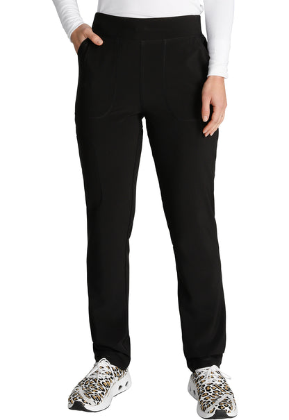 Mid-Rise Tapered Leg Pant Pull-on Cargo