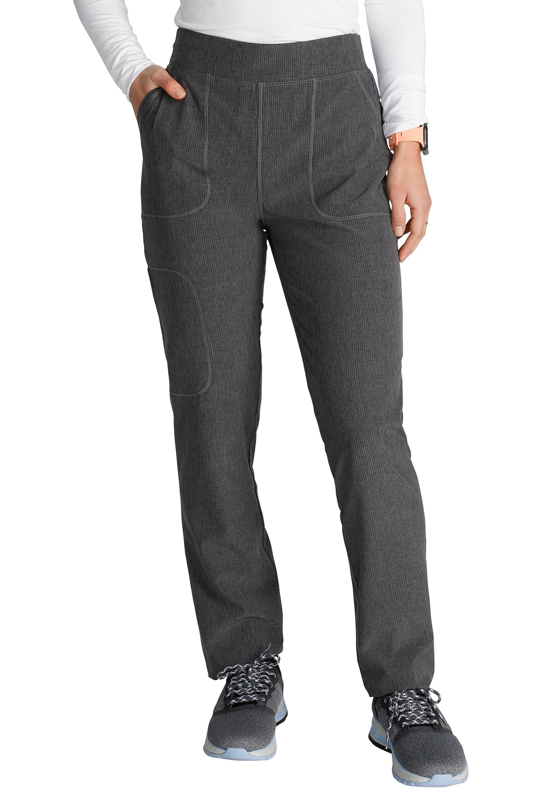 Mid-Rise Tapered Leg Pant Pull-on Cargo