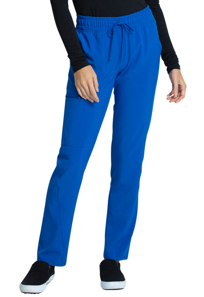 Mid Rise Drawstring Tapered Leg Pant