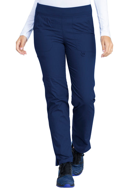 Mid Rise Tapered Leg Pull-on Pant