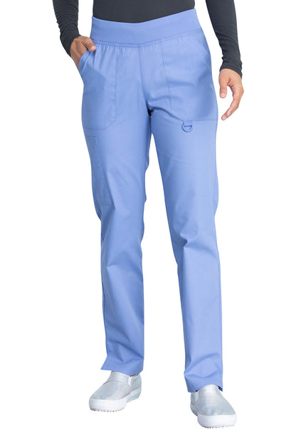 Mid Rise Tapered Leg Pull-on Pant