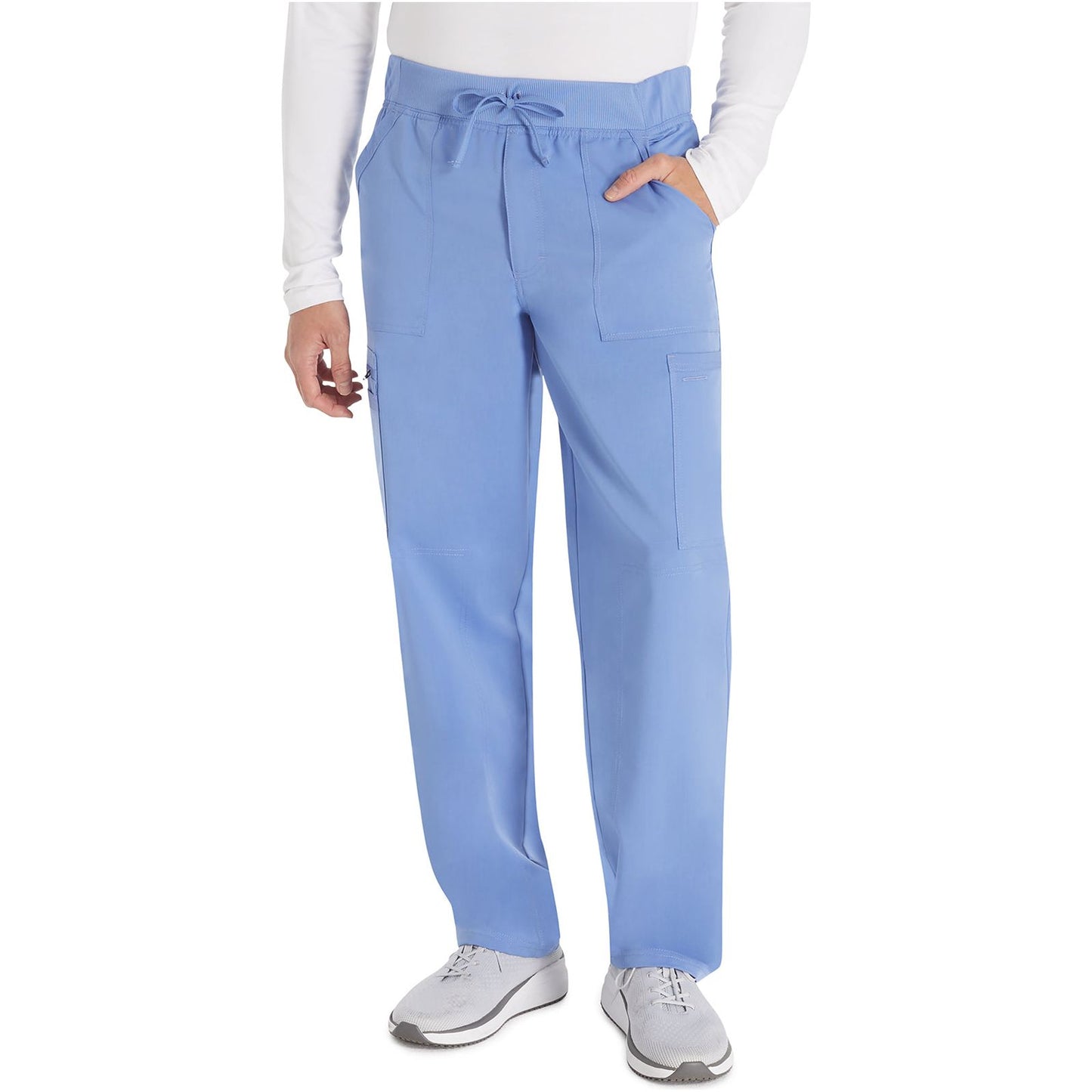 Men's Mid Rise Zip Fly Straight Leg Pant