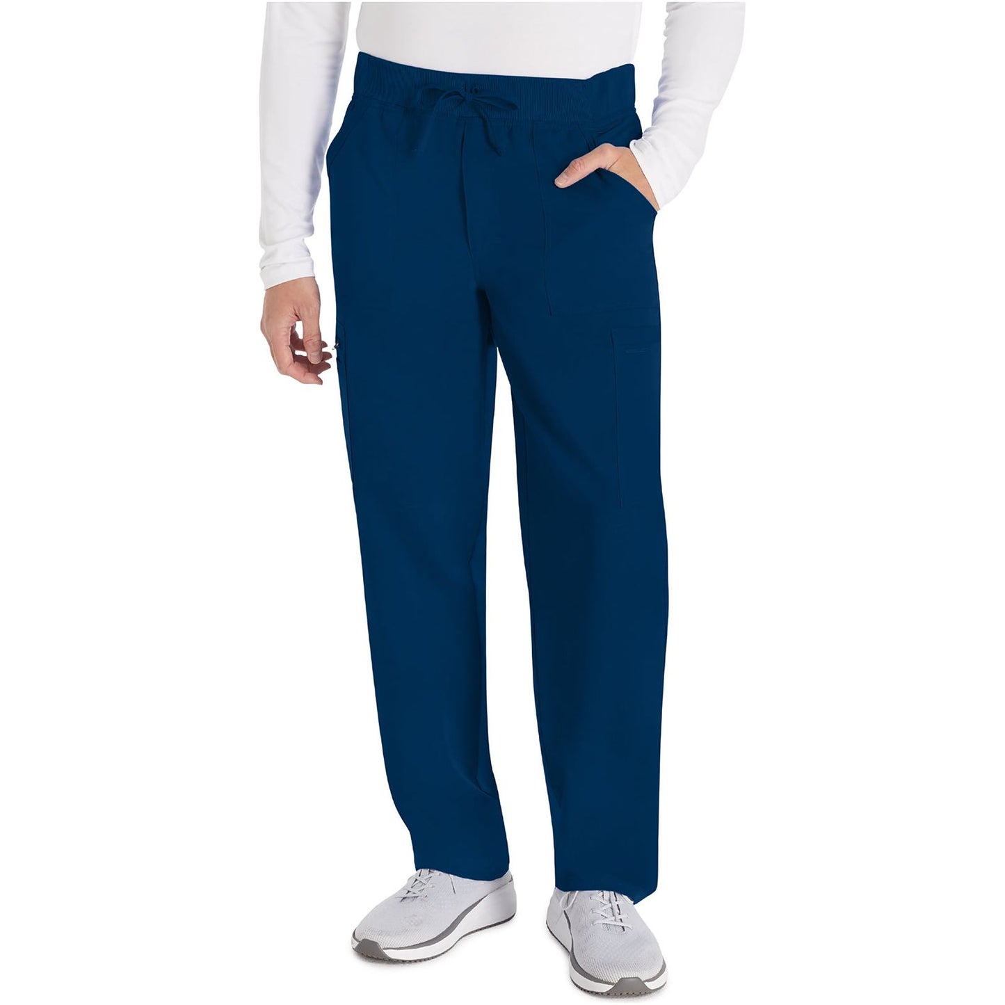 Men's Mid Rise Zip Fly Straight Leg Pant