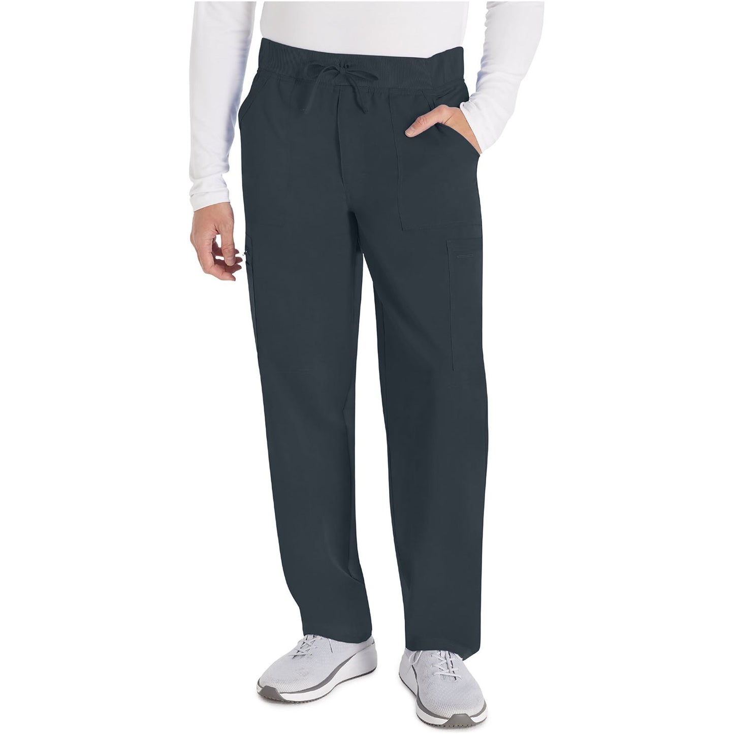 Men's Mid Rise Zip Fly Straight Leg Pant