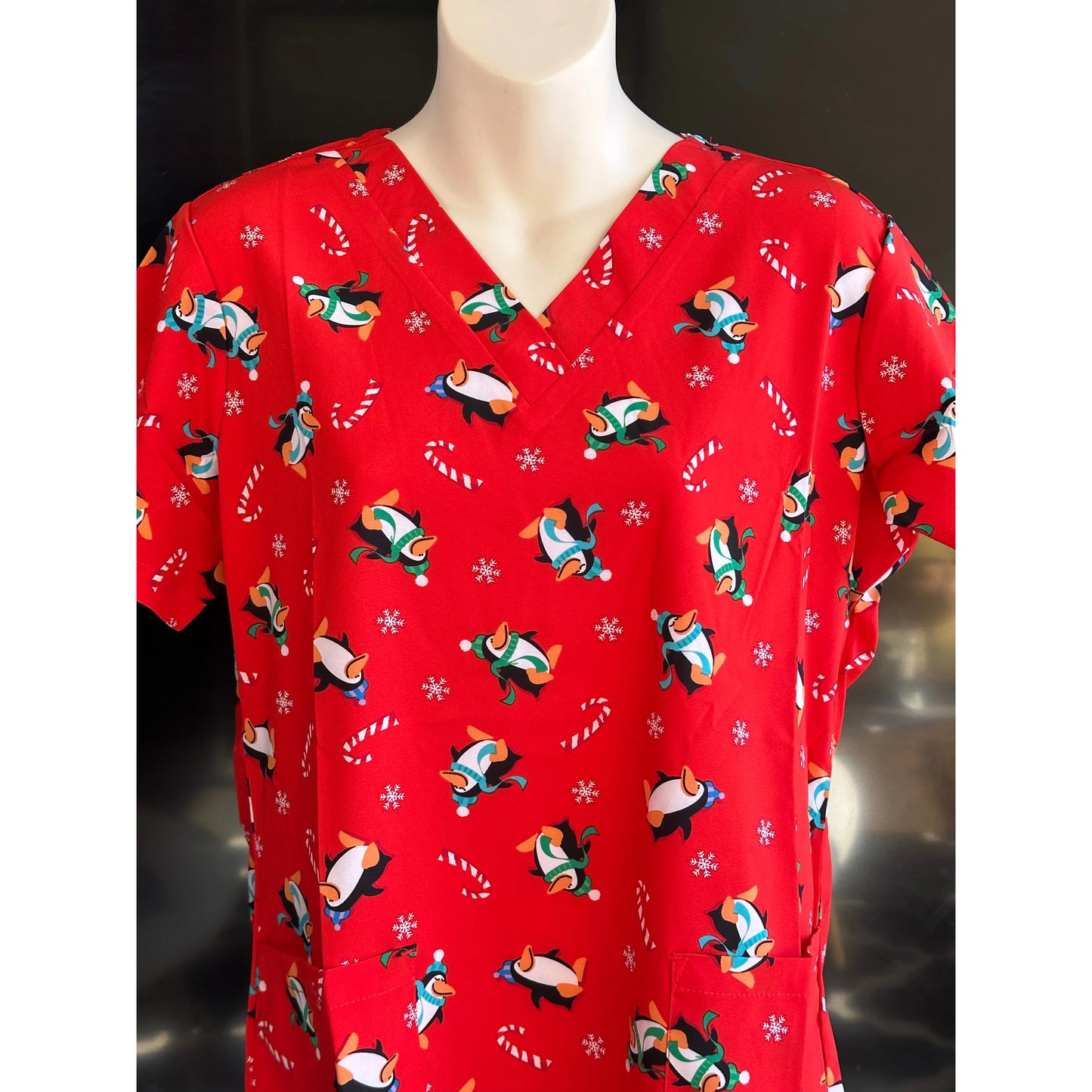 Women's WhiteCross Printed Top "happy penguin" "G617PPP" SALE