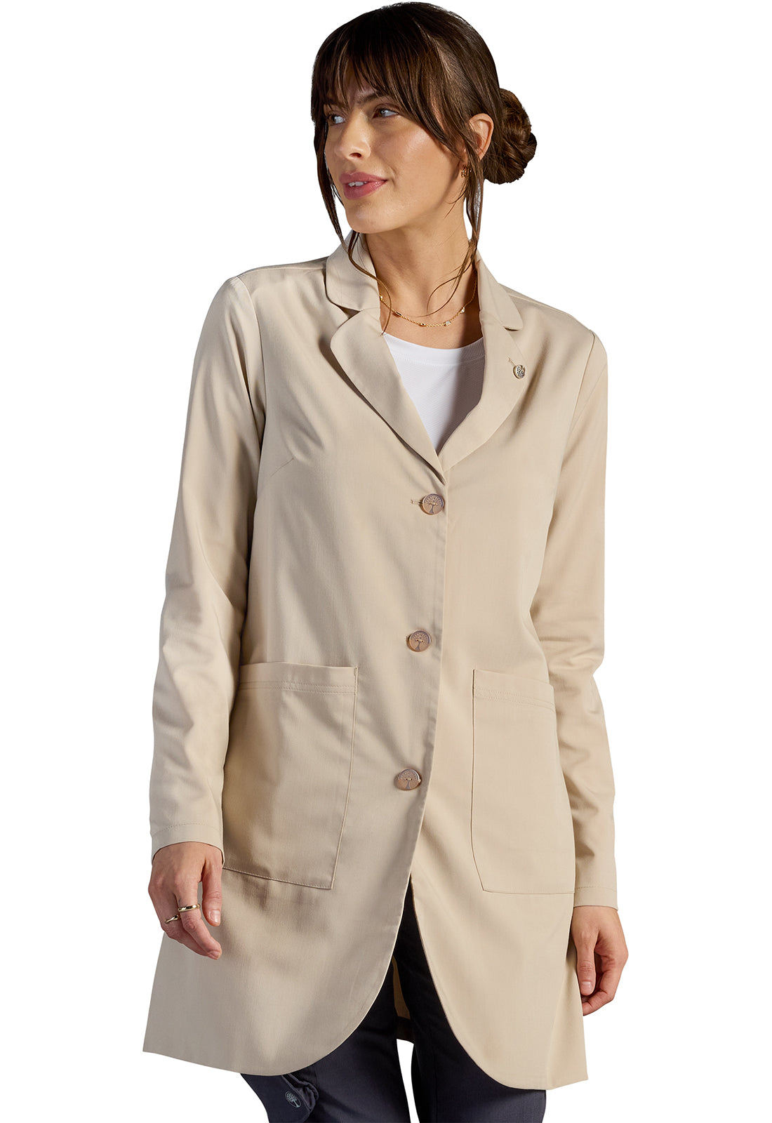 Vera 34" Modernist Lab Coat