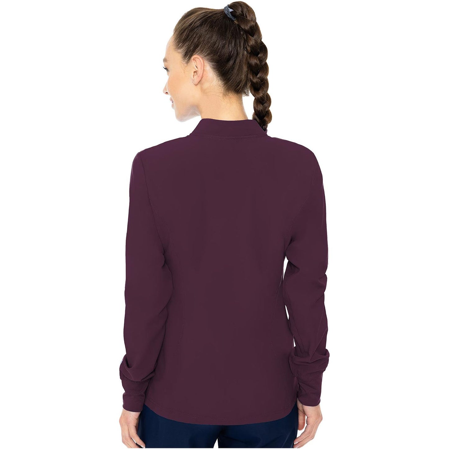 Zip Front Warm-Up With Shoulder Yokes