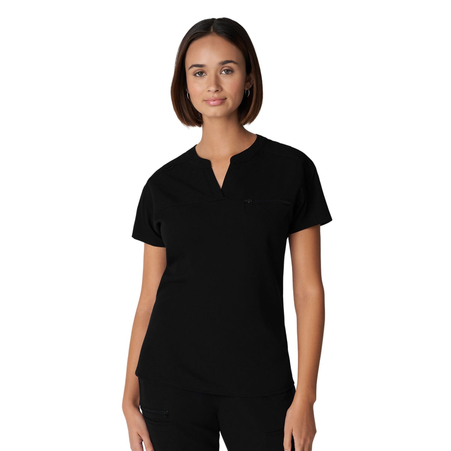 White Cross V-Tess Women's 2-Pocket V-Neck Scrub Top