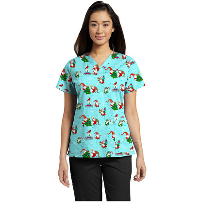 White Cross Women's 3-Pocket V-Neck Scrub Top