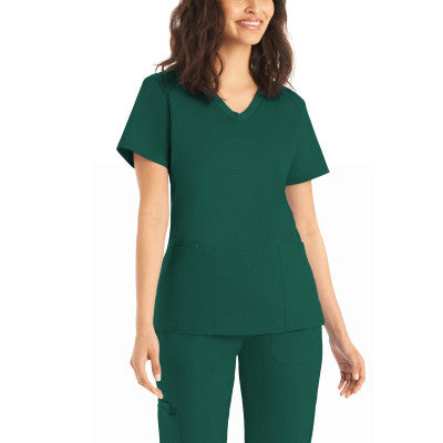 Landau ProFlex Women's 3-Pocket V-Neck Scrub Top