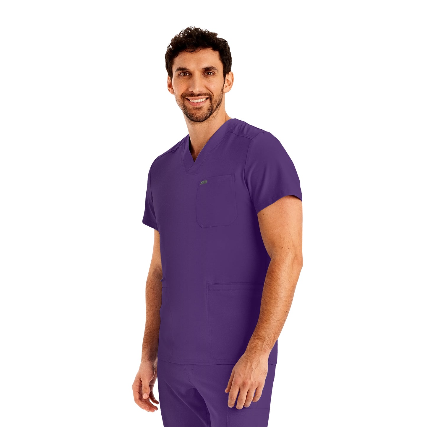 Landau Forward Men's 4-Pocket V-Neck Scrub Top