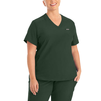 Landau Forward Women's 2-Pocket V-Neck Scrub Top