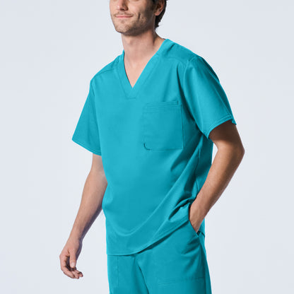 Landau ProFlex Men's 2-Pocket V-Neck Scrub Top