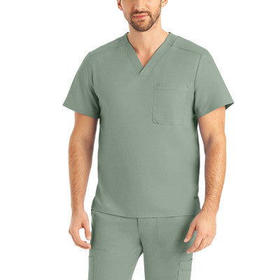 Landau ProFlex Men's 2-Pocket V-Neck Scrub Top