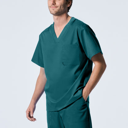 Landau ProFlex Men's 2-Pocket V-Neck Scrub Top