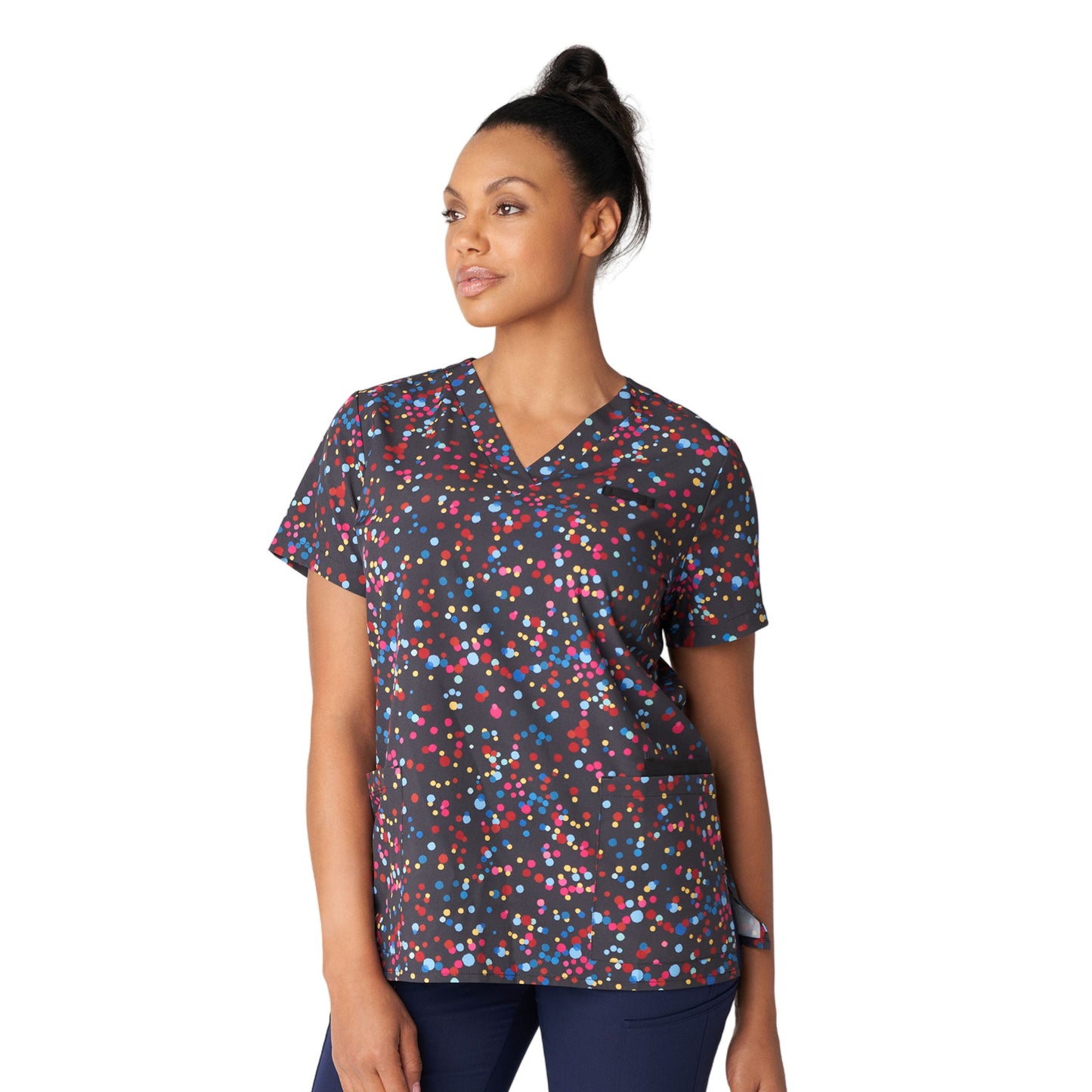 White Cross Women's 3-Pocket V-Neck Scrub Top