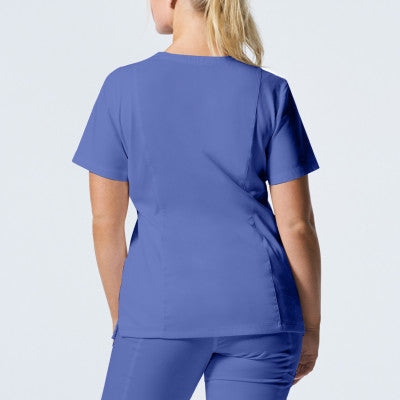 Landau ProFlex Women's 3-Pocket V-Neck Scrub Top