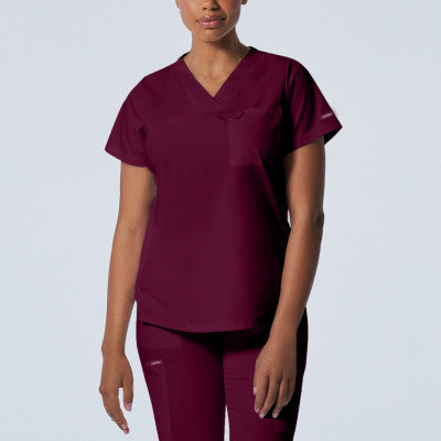 Landau ProFlex Women's 2-Pocket V-Neck Scrub Top