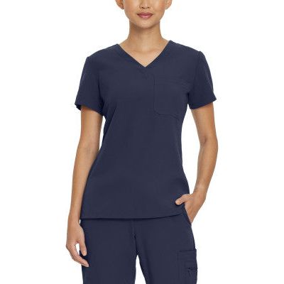 White Cross V-Tess Women's 1-Pocket V-Neck Scrub Top