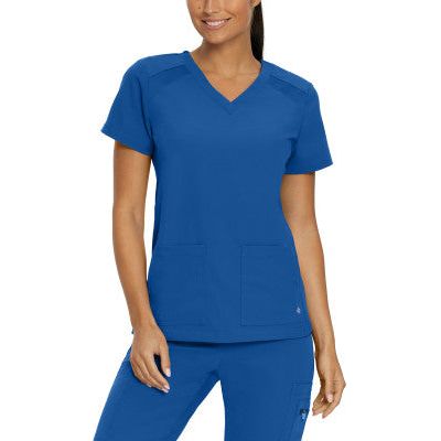 White Cross V-Tess Women's 4-Pocket V-Neck Scrub Top