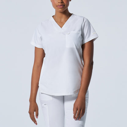 Landau ProFlex Women's 2-Pocket V-Neck Scrub Top