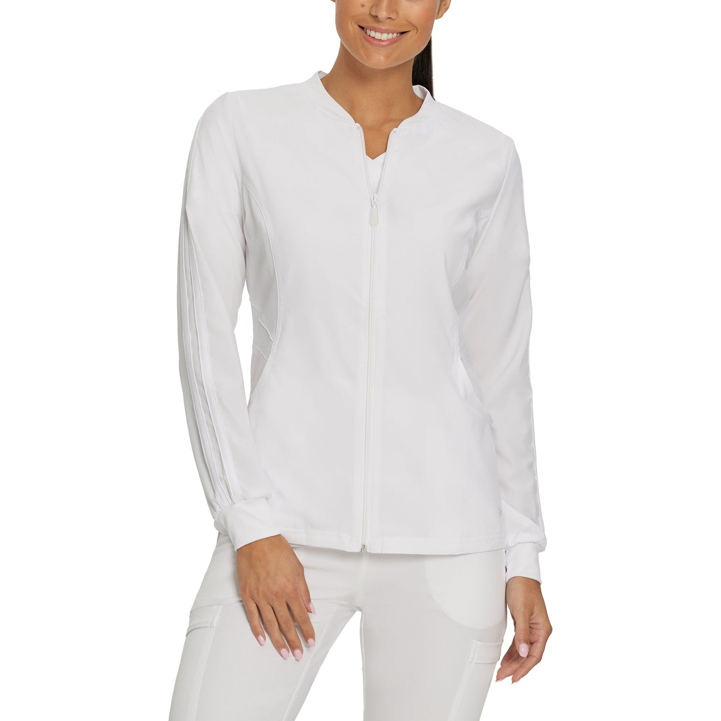 White Cross FIT Women's 2-Pocket Warm-Up Scrub Jacket