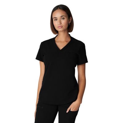 White Cross V-Tess Women's 2-Pocket V-Neck Scrub Top