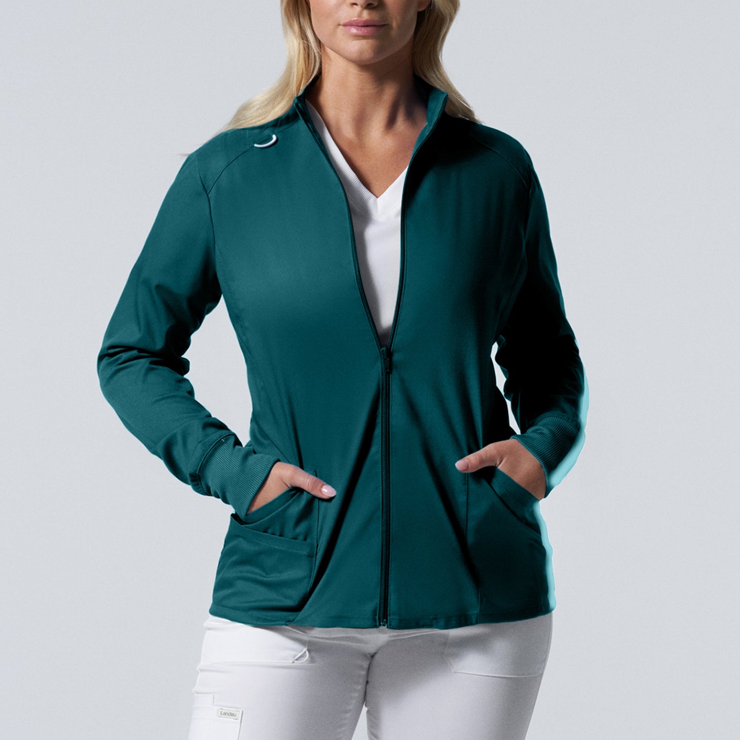 Landau ProFlex Women's 3-Pocket Scrub Jacket