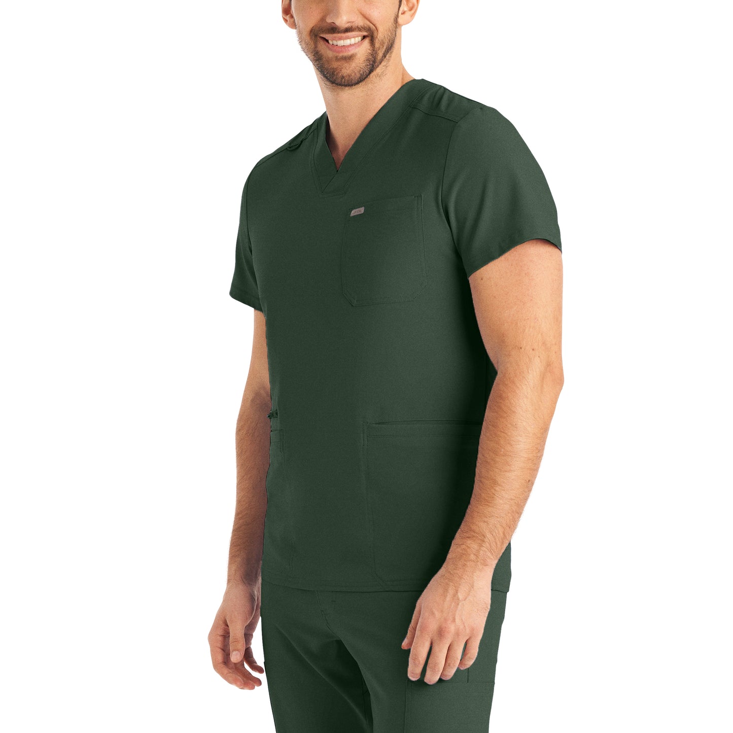 Landau Forward Men's 4-Pocket V-Neck Scrub Top