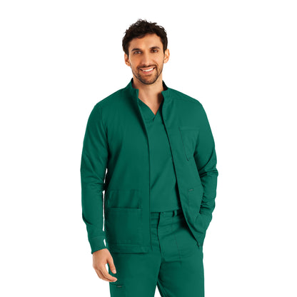 Landau ProFlex Men's 4-Pocket Scrub Jacket