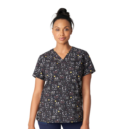 White Cross Women's 3-Pocket V-Neck Scrub Top