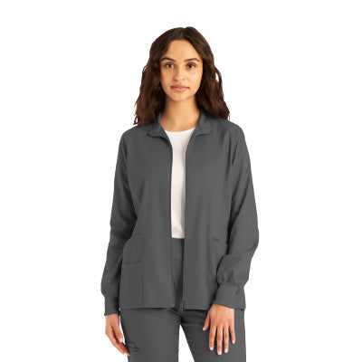 Landau ProFlex Women's 3-Pocket Scrub Jacket