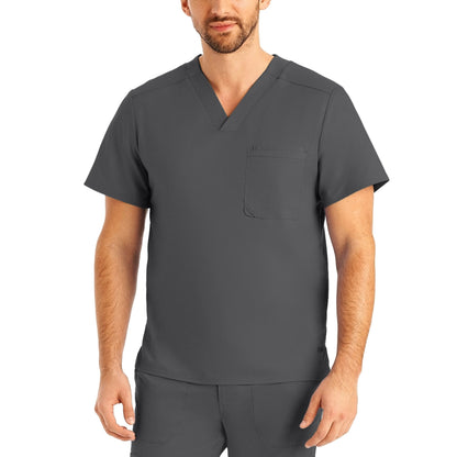 Landau ProFlex Men's 2-Pocket V-Neck Scrub Top