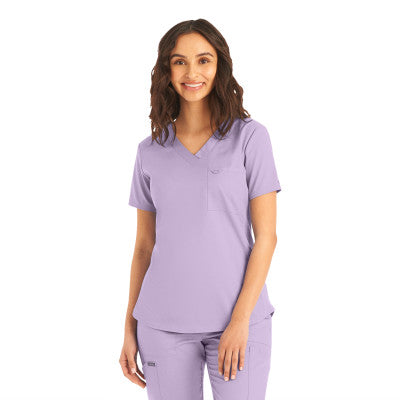 Landau ProFlex Women's 2-Pocket V-Neck Scrub Top