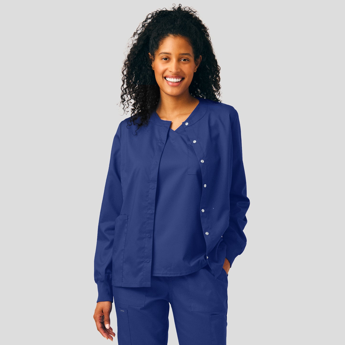 Landau ProFlex Women's 3-Pocket Scrub Jacket